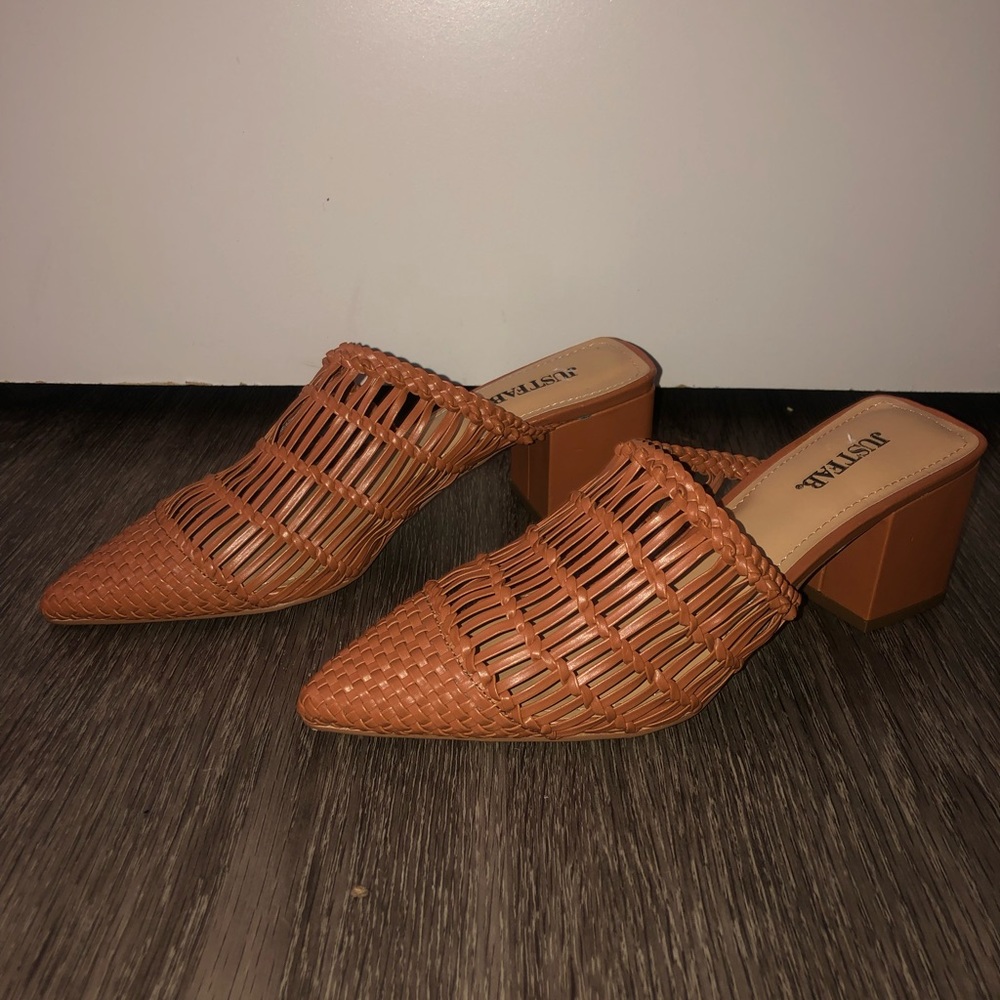 Woven Sandal heels